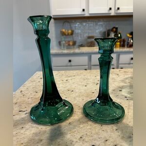 Indiana Glass Candle Holders 2
